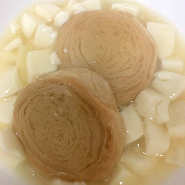 子供に不人気!大人は美味しい湯葉とお豆腐のあんかけ